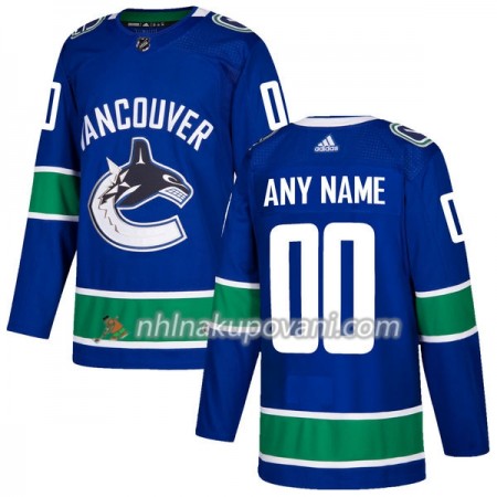 Vancouver Canucks Dresy Personalizované Adidas 2017-2018 Modrá Authentic - Pánské Vancouver Canucks Dresy Personalizované Adidas 2017-2018 Modrá Authentic - Pánské